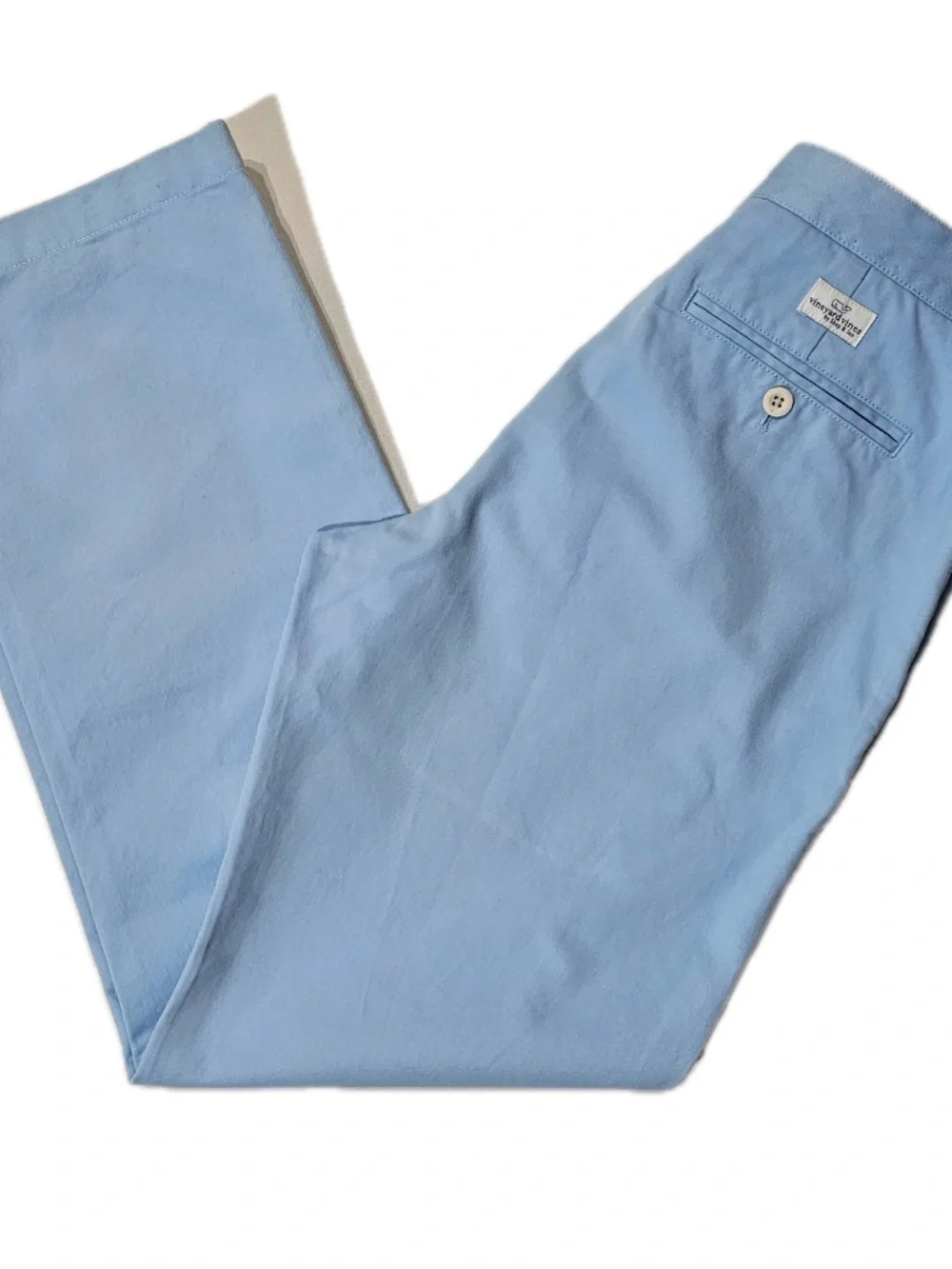 Vineyard Vines Pants Mens 30 Blue Slim‎ Twill 100% Cotton Pockets Flat Front Zip